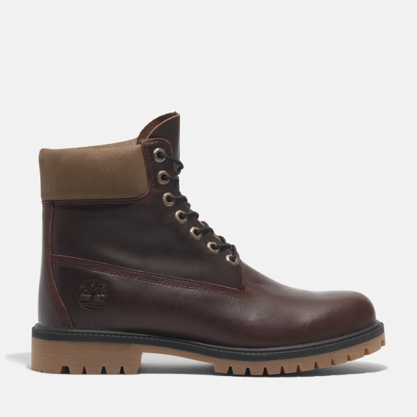 Timberland - Timberland Heritage 6 Inch Boot voor heren in donkerrood, Man, rood, Grootte: 45.5