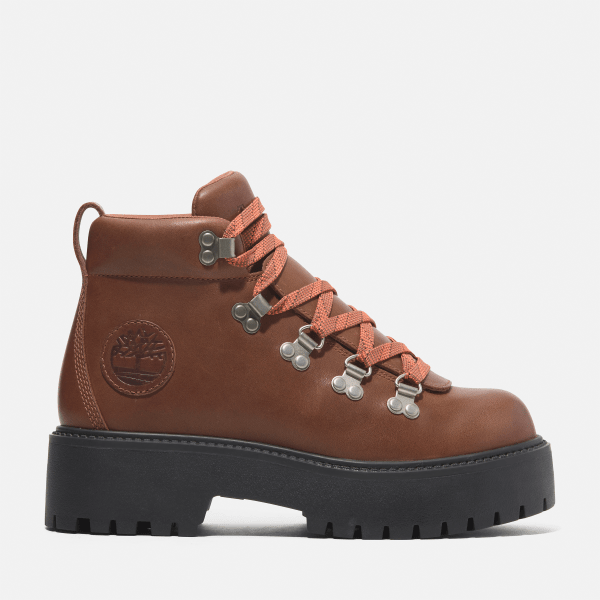 Timberland - Stone Street Hiker met plateauzool en veters voor dames in bruin, Vrouw, bruin, Grootte: 41