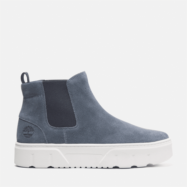 Timberland - Laurel Court Mid Pull-On Sneaker voor dames in donkerblauw suède, Vrouw, blauw, Grootte: 37.5