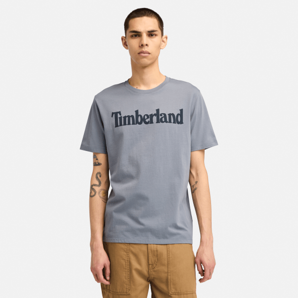 Timberland - Northwood T-shirt met logo voor heren in grijs, Man, grijs, Grootte: 3XL