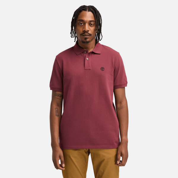 Timberland - Oyster River polo voor heren in donkerrood, Man, rood, Grootte: XXL