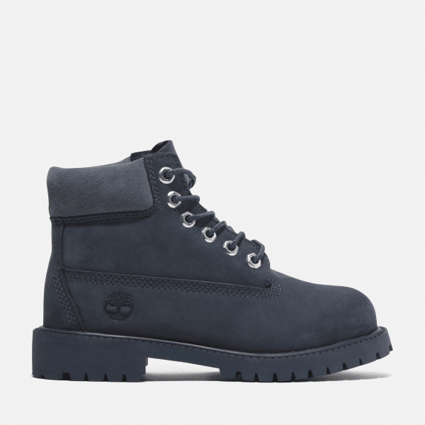 Timberland - Timberland Premium 6-Inch Waterdichte Veterboot voor kids in donkerblauw, unisex, blauw, Grootte: 31