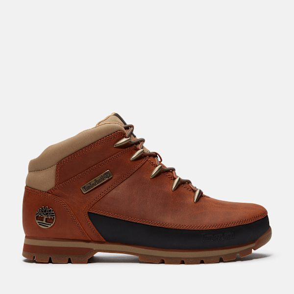 Timberland - Euro Sprint Mid Lace-Up Boot for Men in Orange, Man, Orange, Size: 7.5