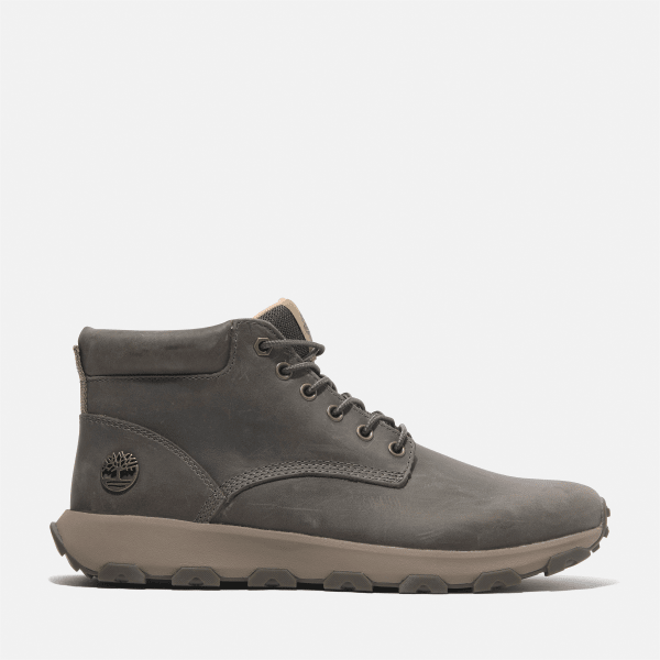 Timberland - Winsor Park Halfhoge Vetersneaker voor heren in grijs, Man, grijs, Grootte: 40