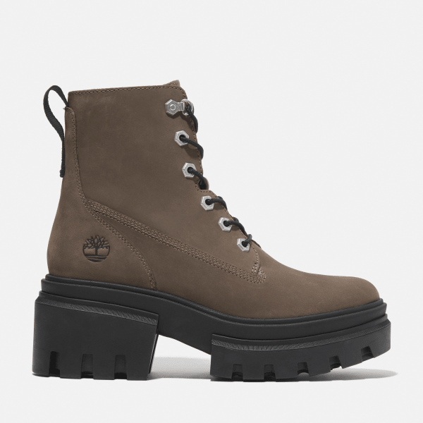 Timberland - Everleigh Halfhoge Veterboot voor dames in bruin, Vrouw, bruin, Grootte: 43