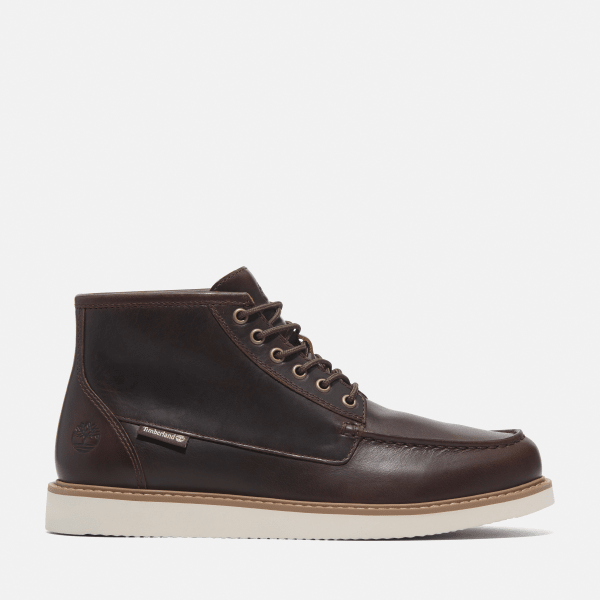 Timberland - Newmarket Halfhoge Chukka Boot met veters voor heren in donkerbruin, Man, bruin, Grootte: 41