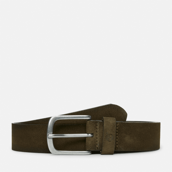 Timberland - Riem (35 mm) van zacht suède voor heren in groen, Man, groen, Grootte: S