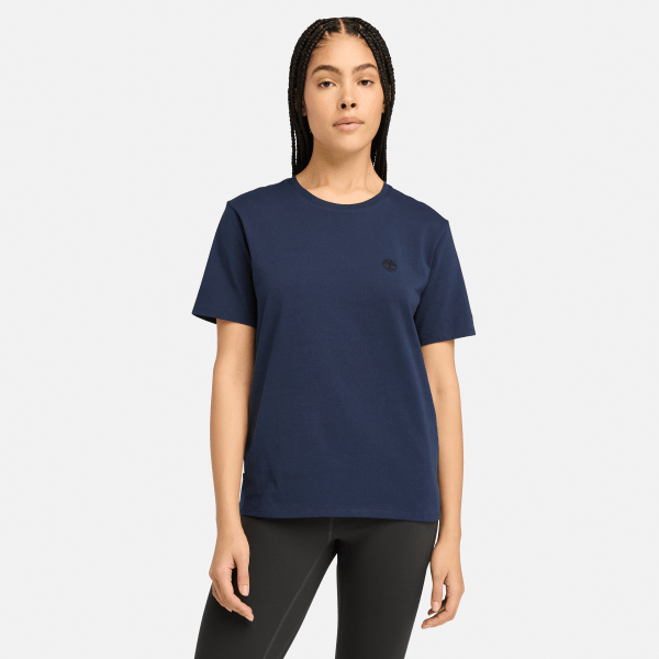 Timberland - Women's Short-Sleeve Tee - T-shirt maat S, blauw