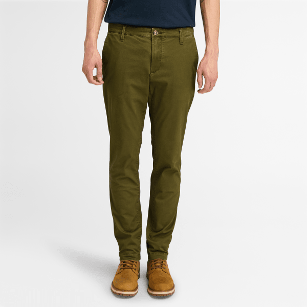 Timberland - Sargent Lake stretch chinobroek voor heren in groen, Man, groen, Grootte: 33