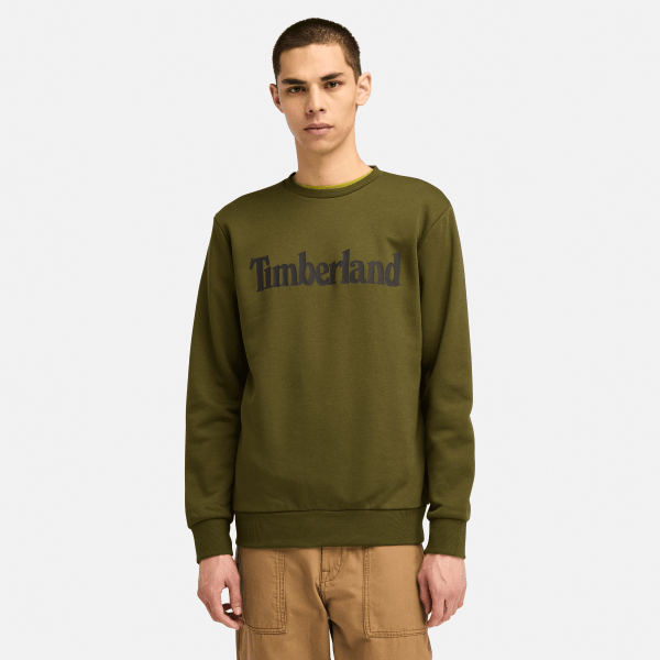 Timberland - Northwood sweatshirt met ronde hals en een geborstelde binnenkant voor heren in groen, Man, groen, Grootte: M