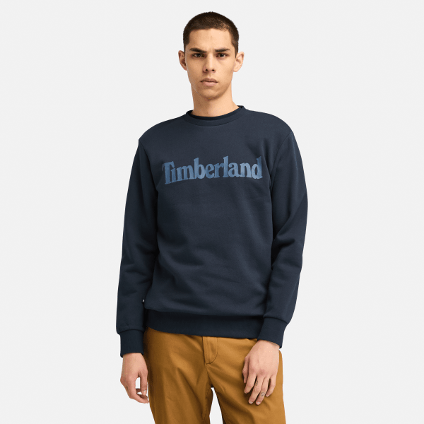 Timberland - Northwood sweatshirt met ronde hals en een geborstelde binnenkant voor heren in marineblauw, Man, marineblauw, Grootte: L