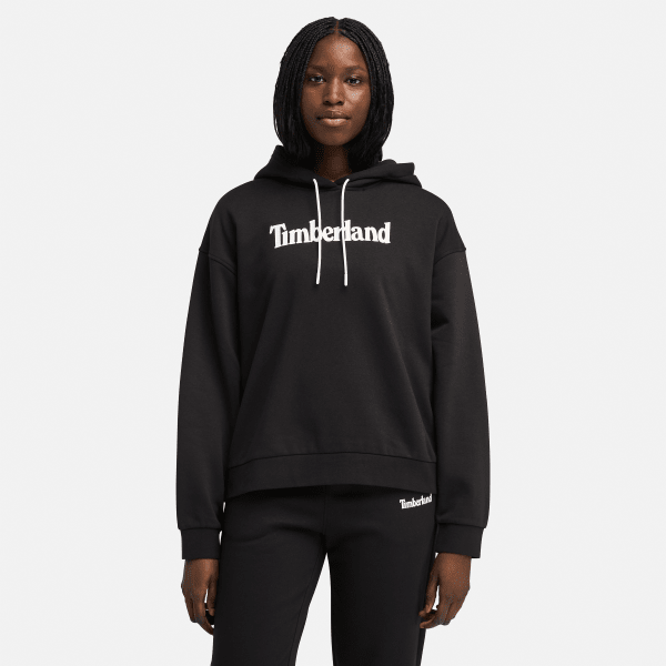 Timberland - Northwood hoodie met geborstelde binnenkant voor dames in zwart, Vrouw, zwart, Grootte: XL