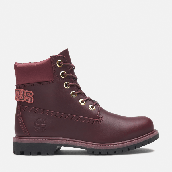 Timberland - Timberland Premium 6-Inch Waterdichte Veterboot voor dames in donkerroze, Vrouw, roze, Grootte: 41