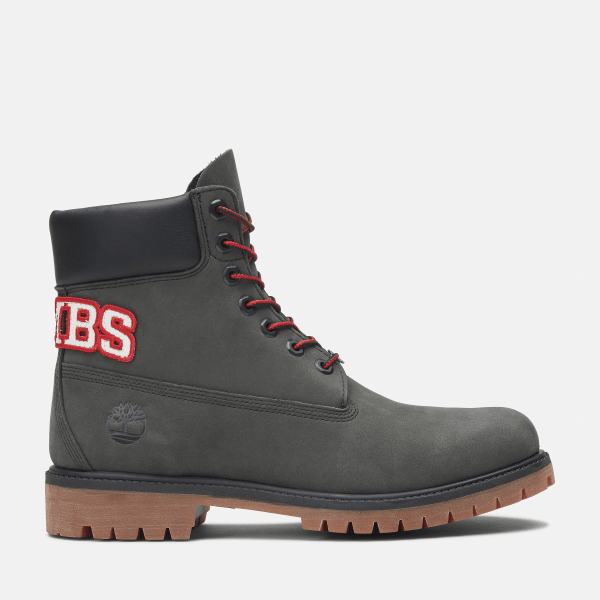 Timberland - Timberland Premium 6 Inch Veterboot voor heren in donkergrijs, Man, grijs, Grootte: 41.5