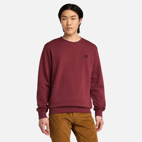 Timberland - Oyster River trui met ronde hals voor heren in donkerrood, Man, rood, Grootte: XL