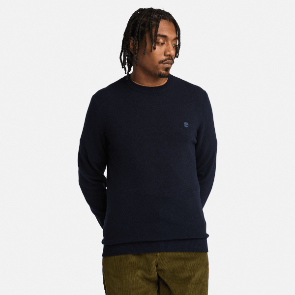 Timberland - Cohas Brook Merino Crew Neck Jumper for Men in Dark Blue, Man, Blue, Size: XL