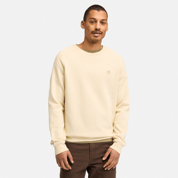 Timberland - Exeter River sweatshirt met ronde hals voor heren in beige, Man, beige, Grootte: L