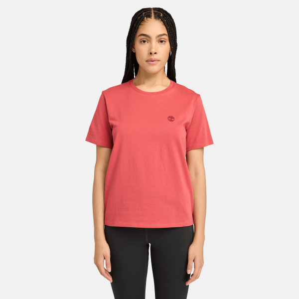 Timberland - Women's Short-Sleeve Tee - T-shirt maat XS, rood