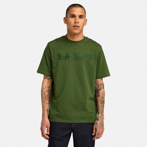 Timberland - Hampthon T-shirt met korte mouwen voor heren in groen, Man, groen, Grootte: XL