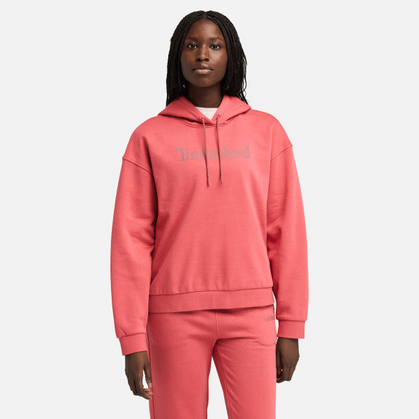 Timberland - Northwood hoodie met geborstelde binnenkant voor dames in roze, Vrouw, roze, Grootte: S