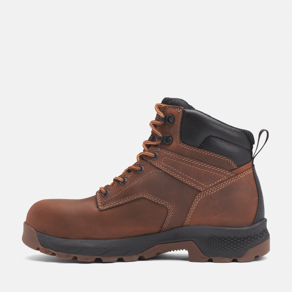 6 TiTAN Comp Toe Work Boot for Men in Brown