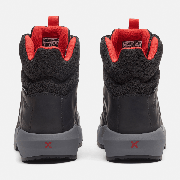 Stivale Da Lavoro Con Puntale In Composito 6" Morphix Da Uomo In Colore Nero Rosso Tb0a672befb