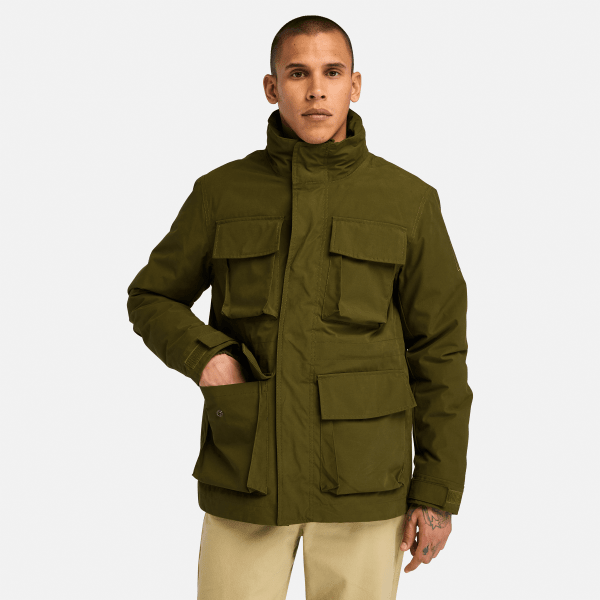 Timberland - Waterdichte Abington 3-in-1-jas voor heren in groen, Man, groen, Grootte: L