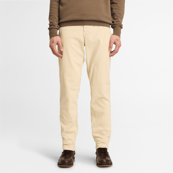 Timberland - Corduroy broek voor heren in beige, Man, beige, Grootte: 40