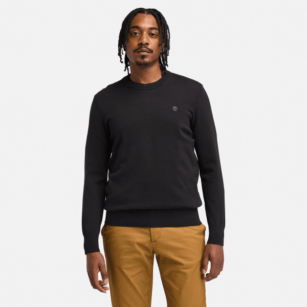 Timberland - Johns River trui met ronde hals voor heren in zwart, Man, zwart, Grootte: XXL