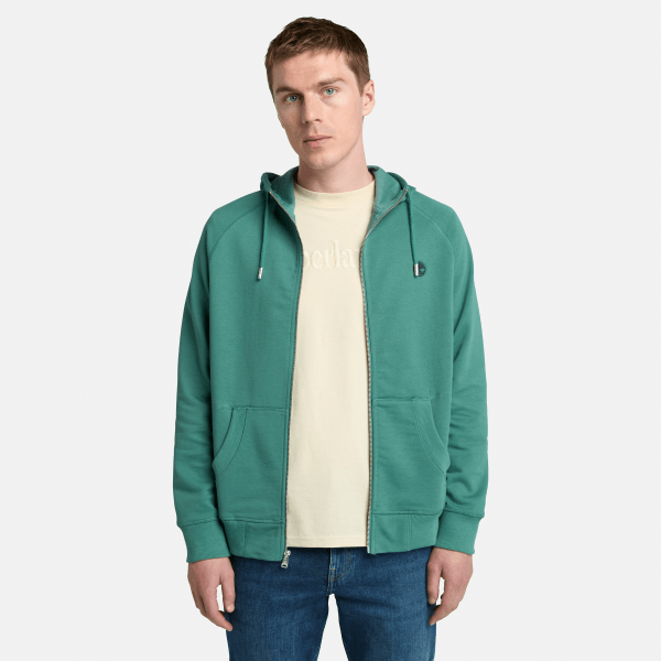 Timberland - Exeter Loopback Hoody voor heren in groenblauw, Man, groenblauw, Grootte: XXL