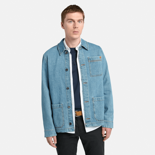 Denim chore shirt hotsell