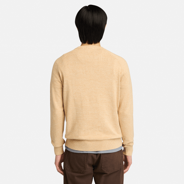 Phillips Brook Raglan Jumper for Men in Light Yellow