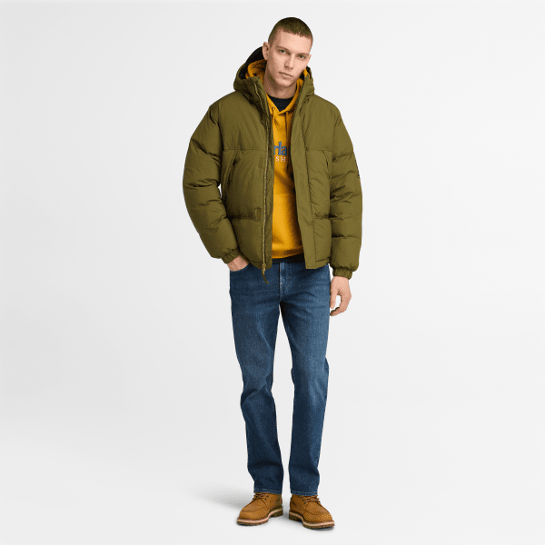 Manteau Chaud Capuche Doudoune Homme Timberland Déperlante Nylon