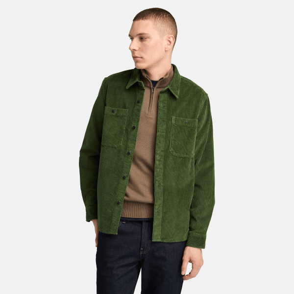 Timberland - Corduroy Overshirt for Men in Green, Man, Green, Size: S