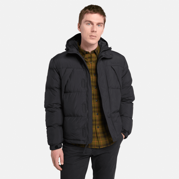 Timberland - Durable Water-Repellent Puffer Jacket for Men in Black, Man, Black, Size: M