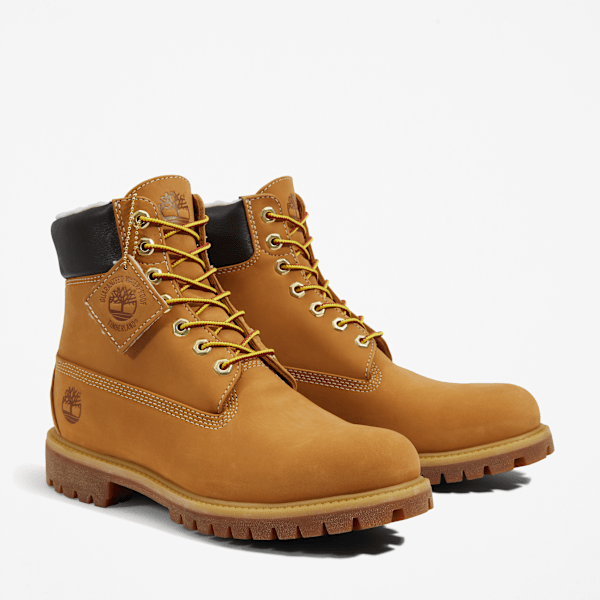 Wasserdichter Timberland Premium 6 Inch Boot zum Schnuren fur Herren in Gelb