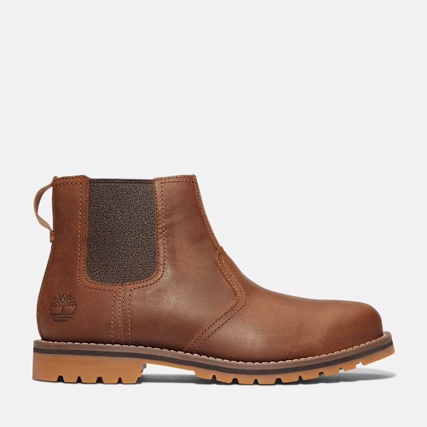 Mens light brown chelsea boots best sale