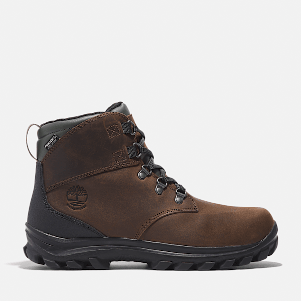 Timberland - Chillberg Halfhoge Snowboot met veters voor heren in donkerbruin, Man, bruin, Grootte: 43