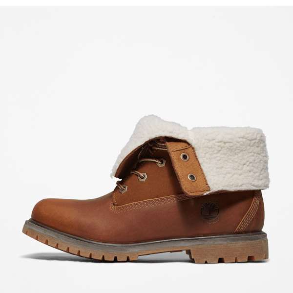 Timberland® Warm-Lined Waterproof Roll-Top Boot for Women in Dark - Main Image