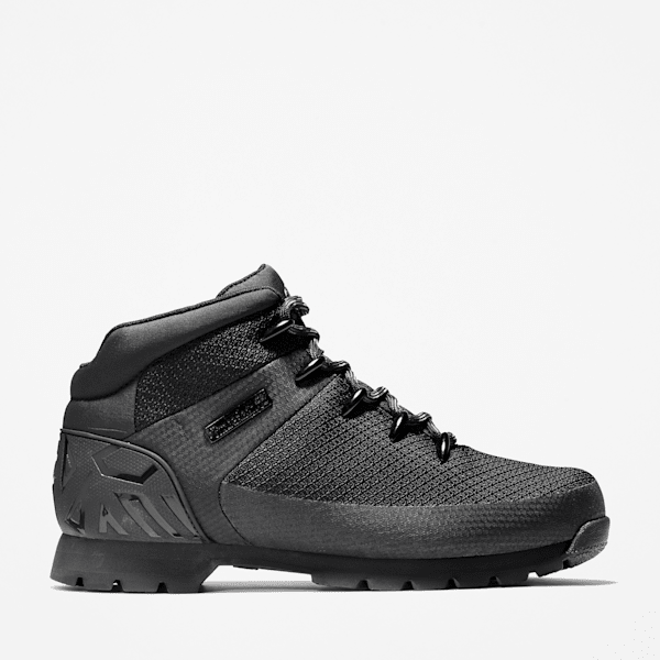 Timberland - Euro Sprint Mid Waterproof Boot for Men in Black, Man, Black, Size: 11