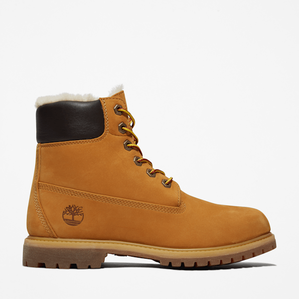 Timberland - Timberland Premium 6-Inch Waterdichte Veterboot voor dames in geel, Vrouw, geel, Grootte: 39.5