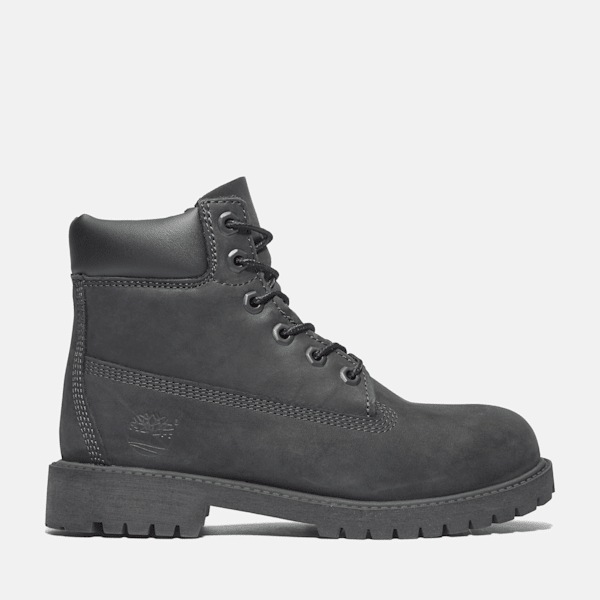 Timberland - Timberland Premium 6-Inch Waterproof Boot for Junior in Black, Black, Size: 4