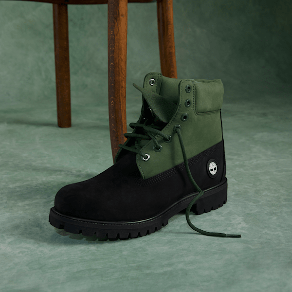 Timberland Premium 6 Inch Lace Up Waterproof Boot for Men in Green