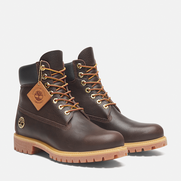 6 inch Boot impermeable a lacets Espresso Timberland Premium pour homme en marron fonce noir