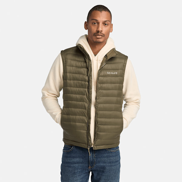 Timberland - Axis Peak Water Repellent Gilet for Men in Green, Man, Green, Size: XL