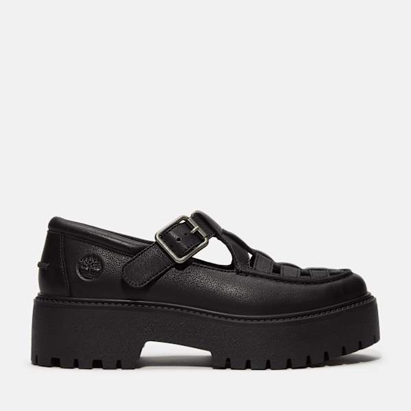 Timberland - Stone Street Platform Buckle Shoe for Women in Black, Woman, Black, Size: 6