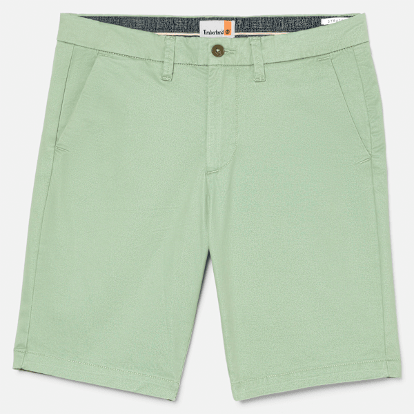 Claremont Twill Chino Short for Men in Light Green