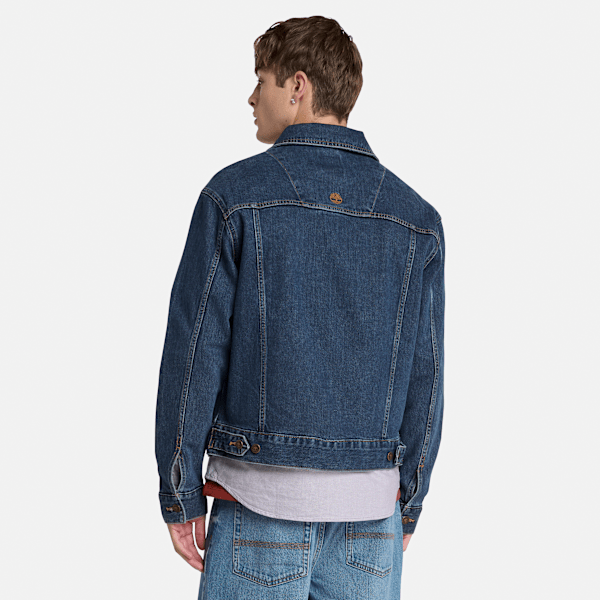 90’s Timberland denim jacket デニムジャケット L Timberland Denim Jacket Mens L Vintage Distressed Blue Jean