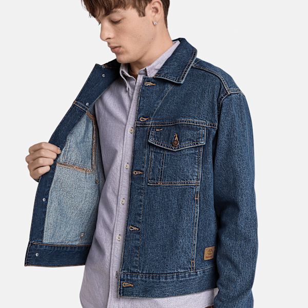 Denim Jacket for Men in Blue