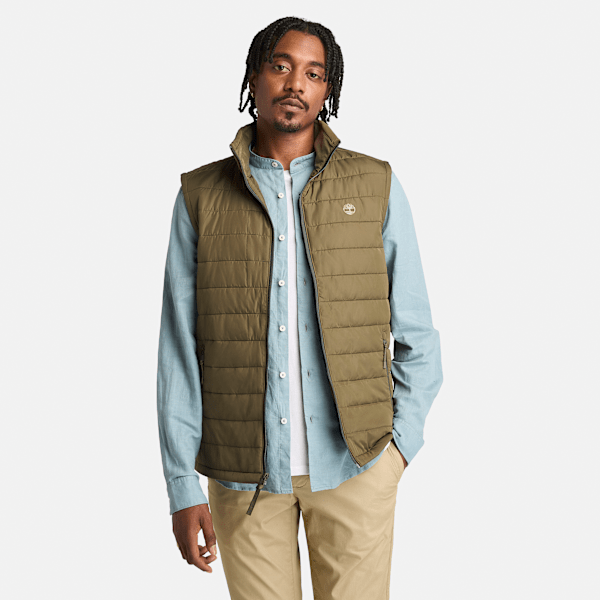 Timberland - Mount Eastman Lightweight Puffer Gillet for Men in Green, Man, Green, Size: M